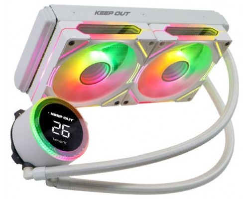 REFRIGERACION LIQUIDA XWC-240 PRO ARGB BLANCO KEEPOUT-AA13 REFRIGERACION LIQUIDA XWC-240 PRO ARGB BLANCO KEEPOUT